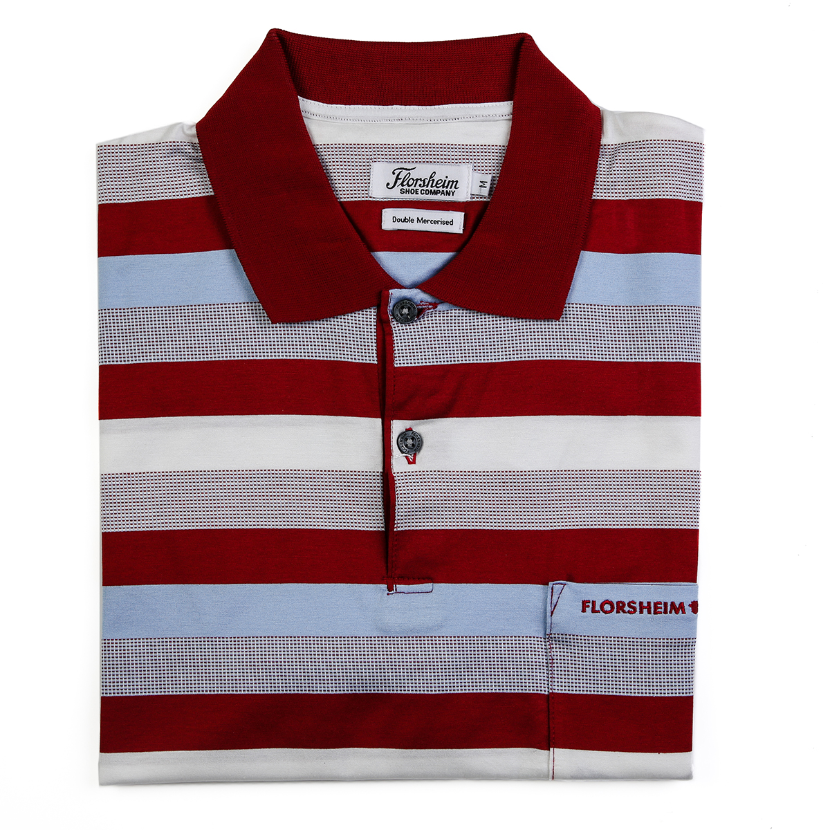 Double mercerized cotton deals golf shirts