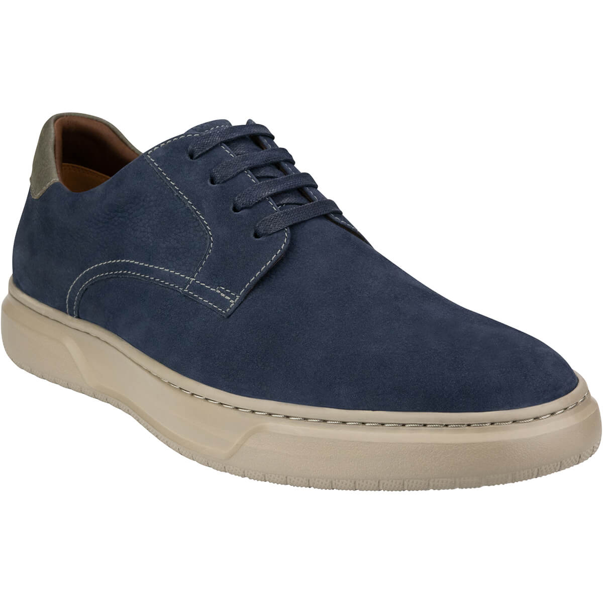 | Navy PLAIN TOE LACE UP SNEAKER | Florsheim PREMIER