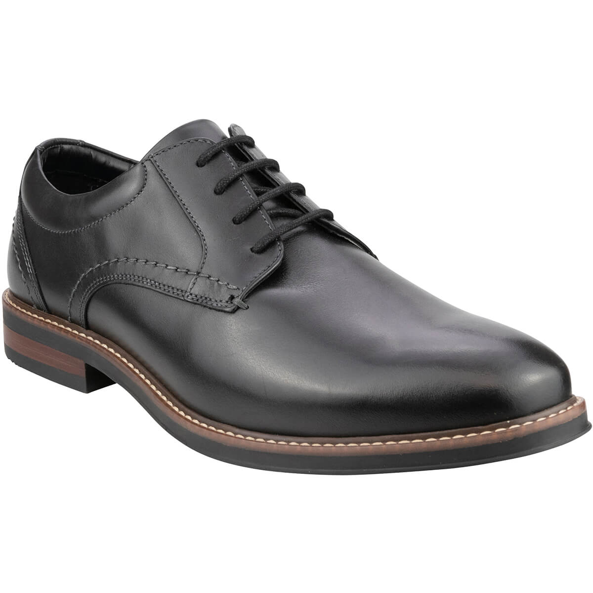 Nunn Bush By Florsheim | Black PLAIN TOE | Florsheim CALDERONE