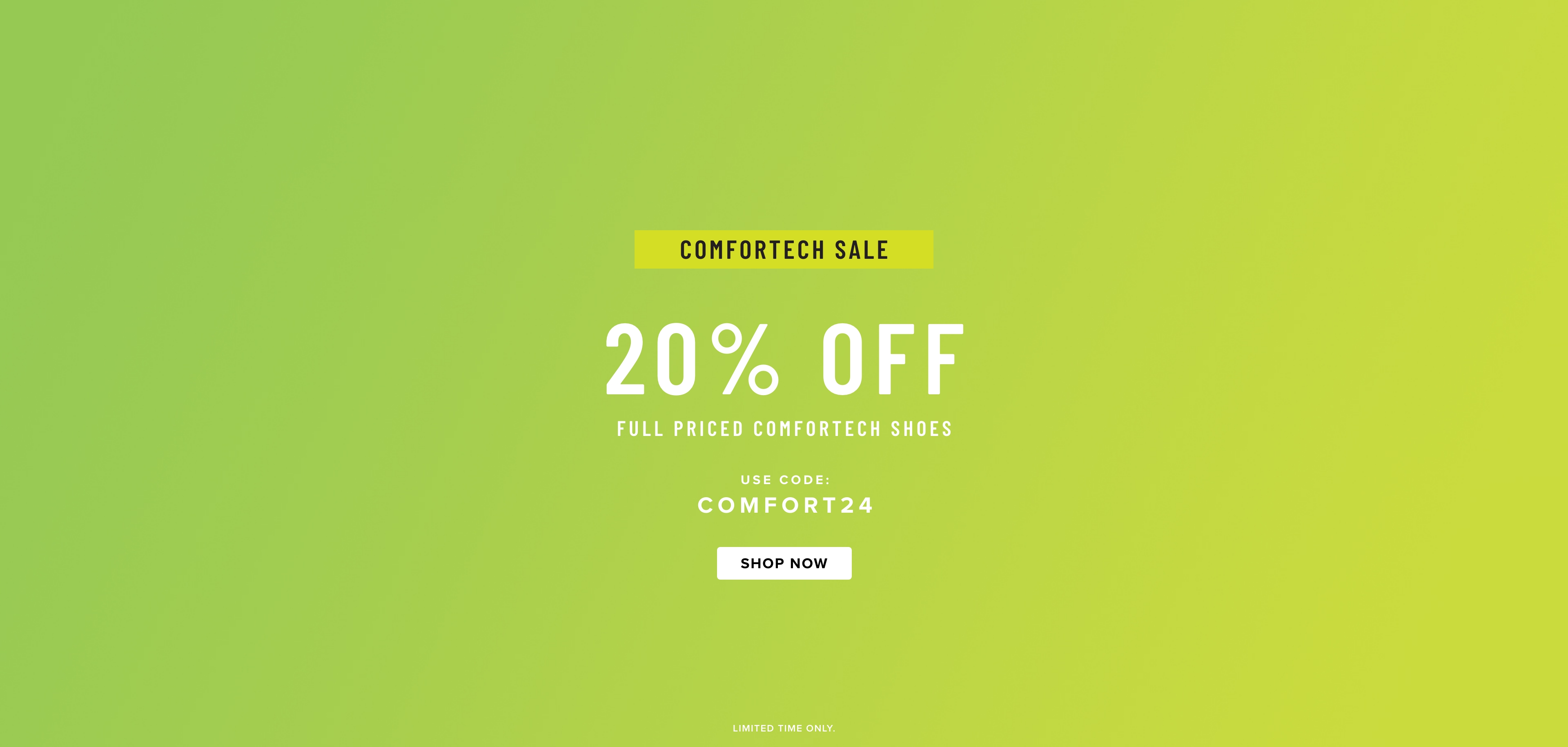 October - 20% off comfortech sale 