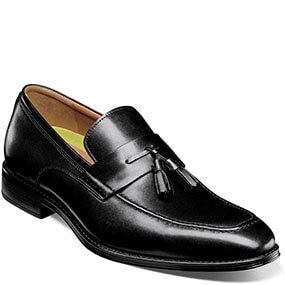 AMELIO MOC TOE VENETIAN SLIP ON in Black for R2099.00