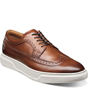 PREMIER WINGTIP LACE UP SNEAKER in Burgundy for R1999.00