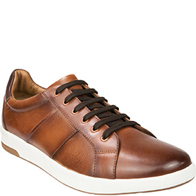 CROSSOVER  LACE TO TOE SNEAKER in Cognac for R1799.00