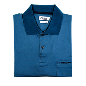 TEAL GOLFER DOUBLE MERCERISED COTTON GOLF SHIRT in Teal for R899.00